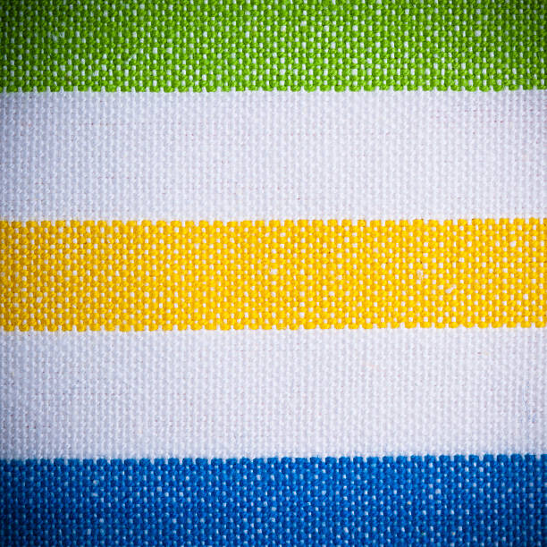 istock Closeup of colorful striped textile as background or texture 465571841