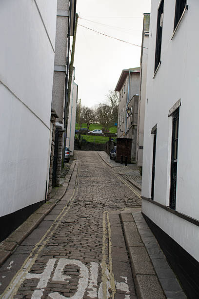 istock Ally way on Plymouth barbican 465572441