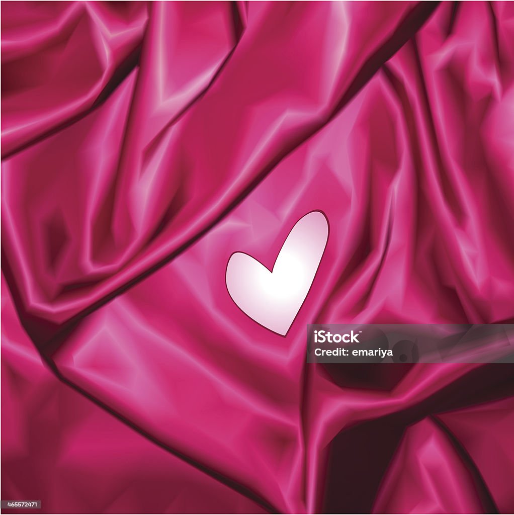 Lisa elegante seda rosa con corazón. Vector - arte vectorial de Abstracto libre de derechos