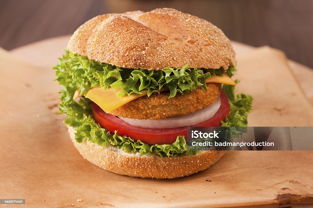 Fishburger - Foto de stock de Alcaparra royalty-free