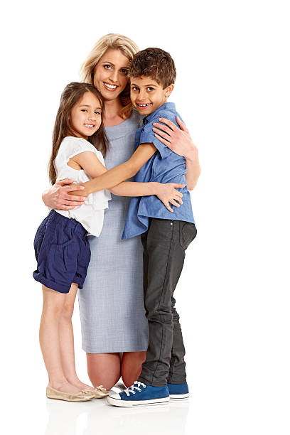 istock Mother and kids hugging each other 465578855