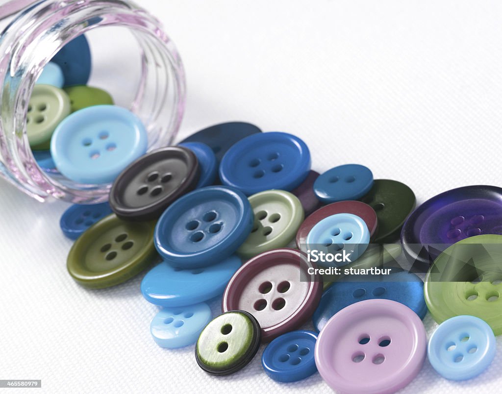 Botões azul - Foto de stock de Artigo de armarinho royalty-free
