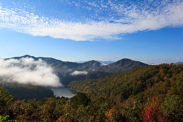 istock Fog on Fontana Lake in North Carolina 465601106