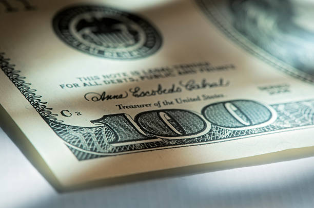 istock Corner of hundred dollar bills 465611299