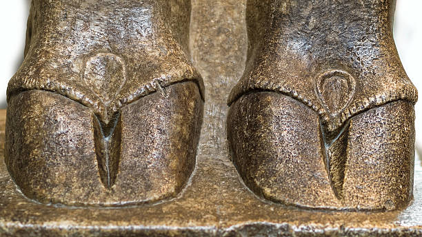 istock Assyrian Lamassu foot detail 465612638