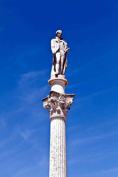 istock Bocage Statue in Setubal, Portugal 465612647