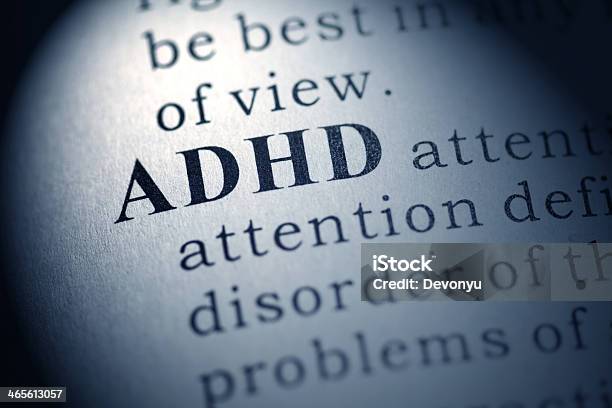 Adhd Stock Photo - Download Image Now - Attention Deficit Hyperactivity Disorder, Blue, Book