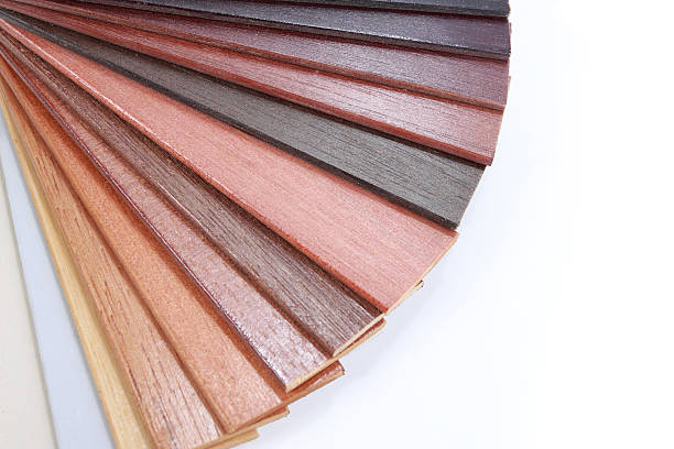 istock Wood color guide isolated over white 465613095