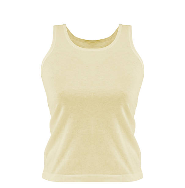 istock Yellow female shirt top. 465615322