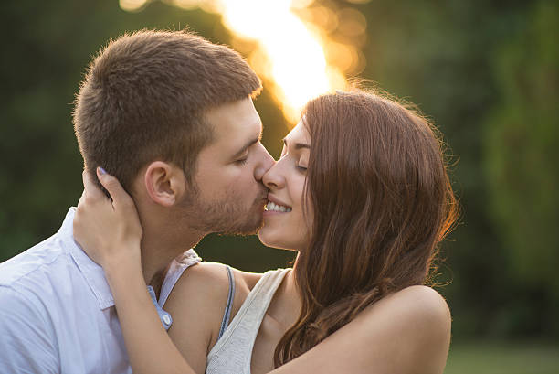 istock Loving couple holding and kissing 465615576