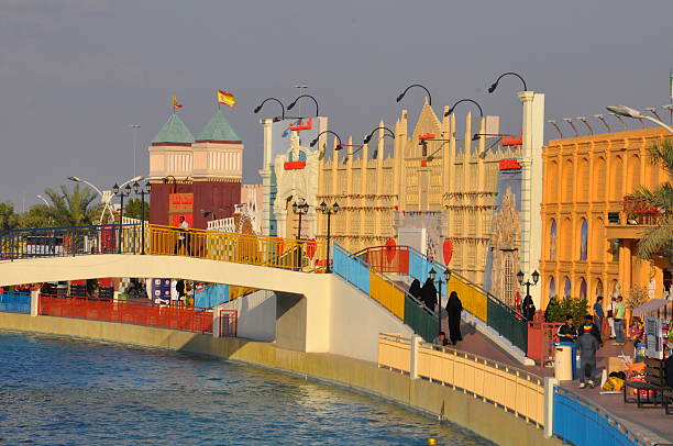 Dubai, UAE - February 12, 2014: Global Village in Dubai, UAE. The Global Village is claimed to be the world's largest tourism, leisure and entertainment project.