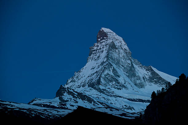 istock Matterhorn in Zermatt during night time 465616209