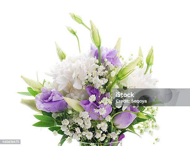 Bouquet From White And Pink Flowers Stock Photo - Download Image Now - Bouquet, Close-up, Decoration