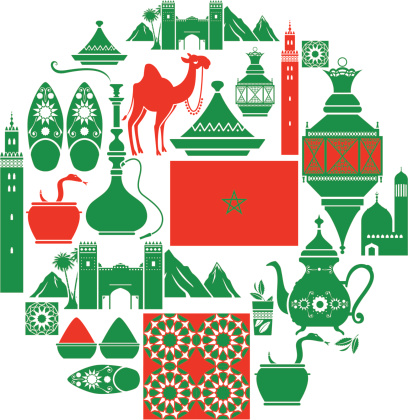 A set of Moroccan themed icons. See below for more travel images and other city and country icon sets. If you can't see a set you require, message me I take requests!