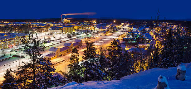 istock View of small swedish town 465620096