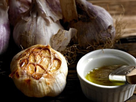 Roasted Garlic with Olive Oil.