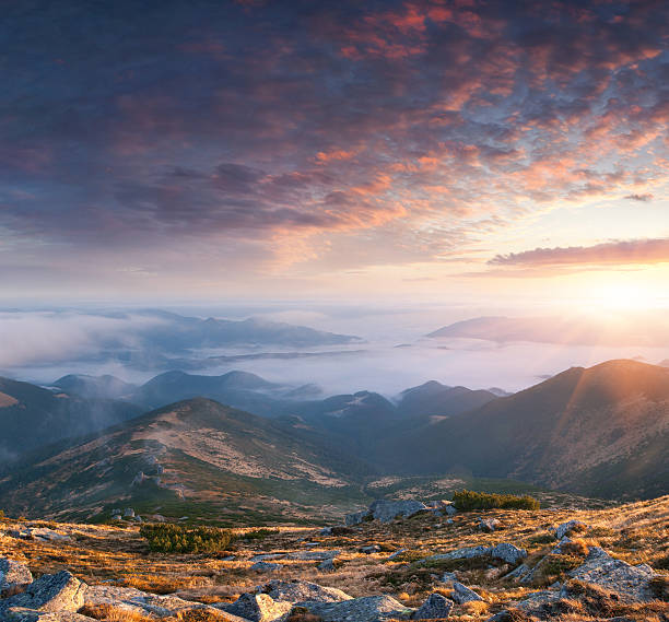istock Colorful autumn landscape in the mountains 465626051