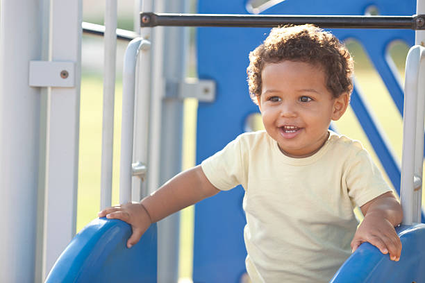istock Baby boy at playground. 465629307