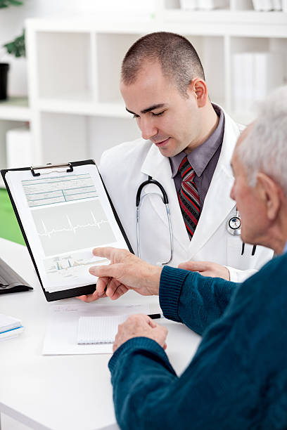 istock Patient consulting with doctor 465630683