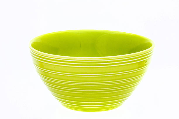 istock Green bowl, isolated on white background 465631689