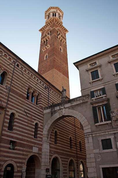 istock Medieval tower Torre dei Lamberti Verona 465632655
