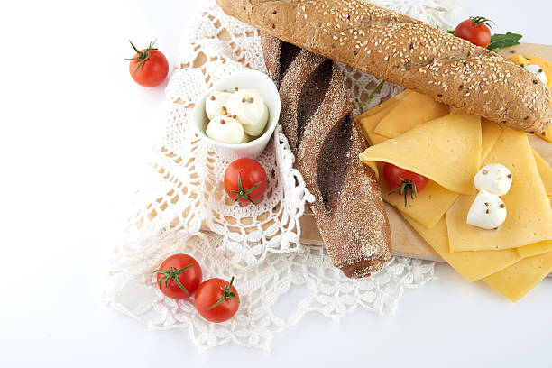 Different bread. Food background
