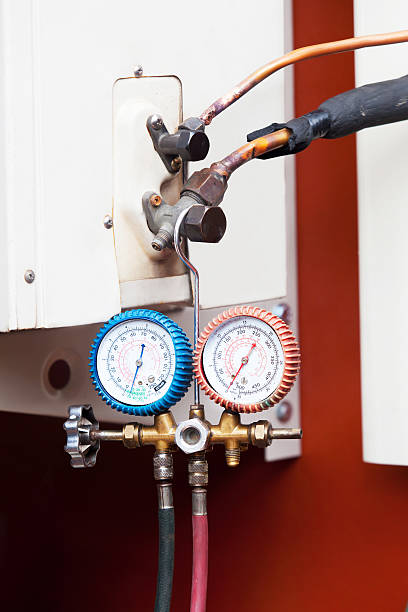 istock Gauge Hang on Air Condition 465636377