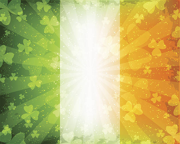 patrick's day 배경 - irish culture st patricks day backgrounds clover stock illustrations