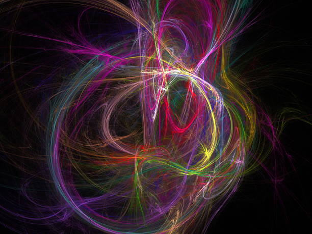 istock Digital Fractal on Black 465640582