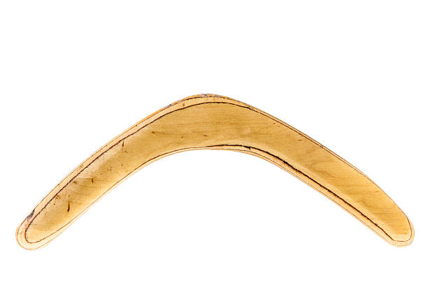 bumerang - australia boomerang aboriginal aborigine stock-fotos und bilder