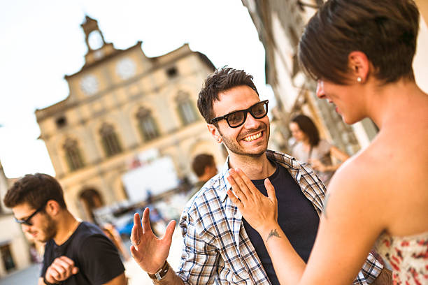 istock friends on the city 465645756