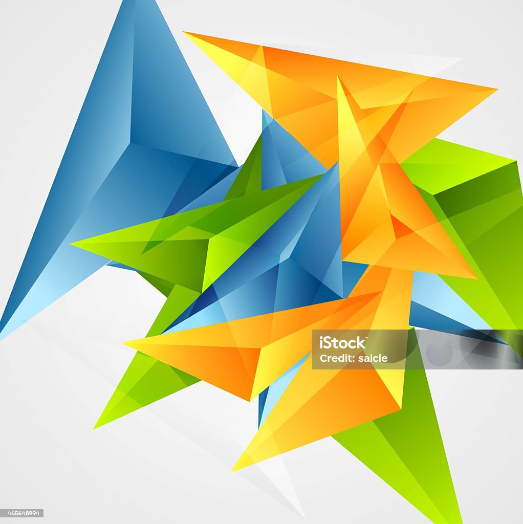 Bright Triangle Shape Bright Triangle Shapes Background Stock Illustration - Download Image ...