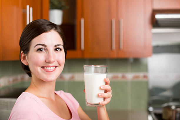 istock Woman having milk 465649438