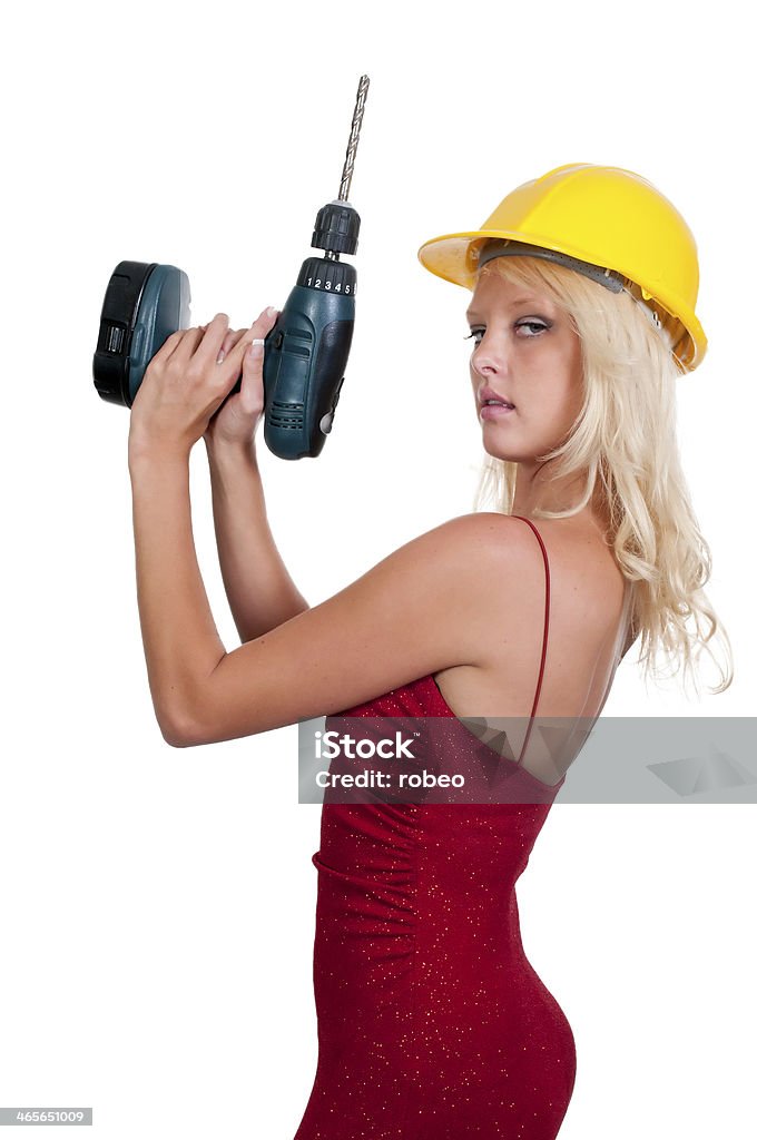 Femme Travailleur de la Construction - Photo de Adulte libre de droits