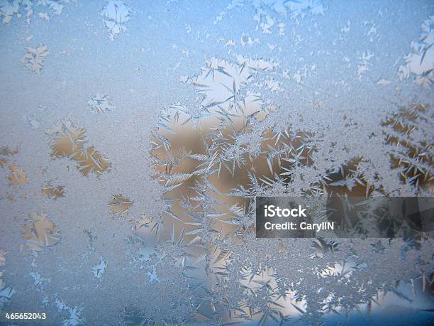 Gefrorene Winter Fenster Stockfoto und mehr Bilder von Abstrakt - Abstrakt, Bildkomposition und Technik, Blau