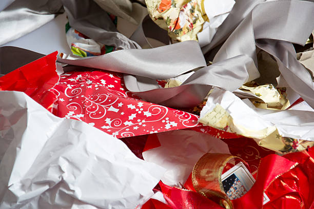 wrapping paper stock photo