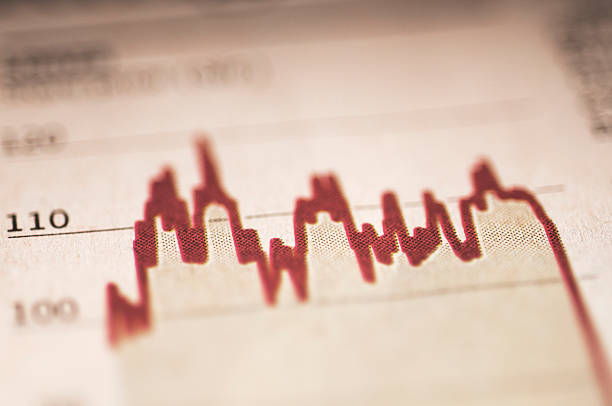 istock Financial section of a newspaper, close-up 465652583