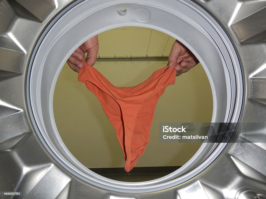Waschmaschine - Lizenzfrei Damenunterhose Stock-Foto