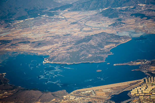 istock View of Scenic Countryside From Airplane 465653331