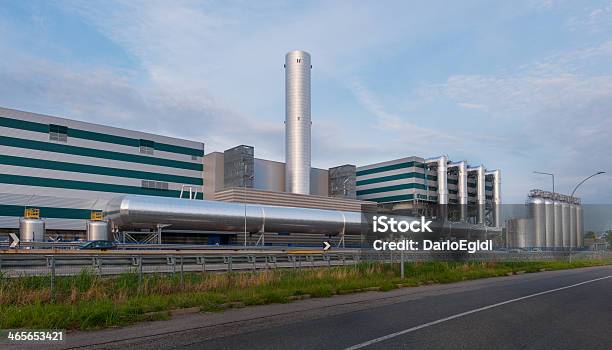 Architettura Pianta Di Riscaldamento Del Settore - Fotografie stock e altre immagini di Fabbrica - Fabbrica, Acciaio, Canna fumaria