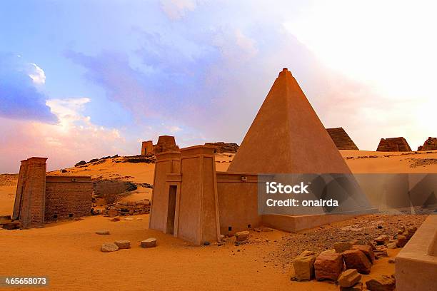 Sudan Desert Stock Photo - Download Image Now - Sudan, Pyramid, Pyramid Shape