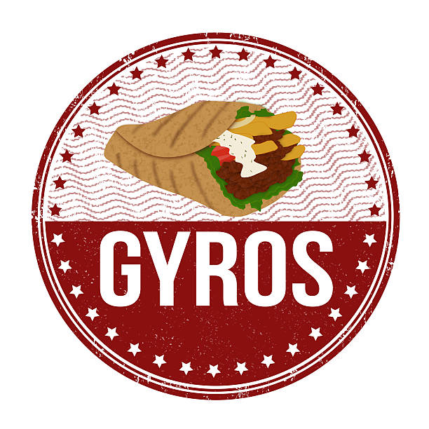 Gyros Graphics 140+ Gyros Greece Stock Illustrations, Royalty-Free Vector Graphics ...