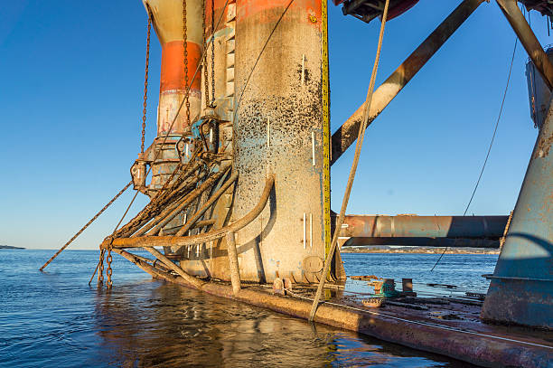 istock oil rig platform pontoon at sea 465658693