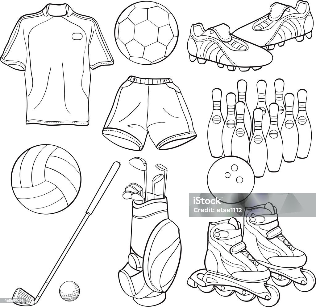 Sports Equipment http://dl.dropbox.com/u/38148230/LB23.jpg Golf Bag stock vector