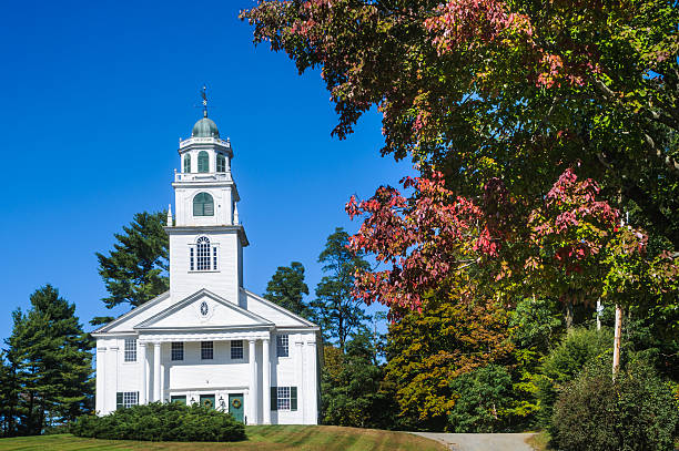 istock New England Village Church 465659117
