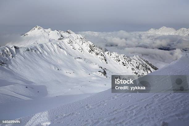 Rosa Khutor Alpine Ski Resort Stock Photo - Download Image Now - 2015, Horizontal, Krasnaya Polyana - Sochi