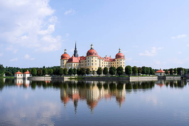 Moritzburg Castle near Dresden in Germany stock photo