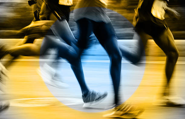 istock Marathon runners in the race 465663266
