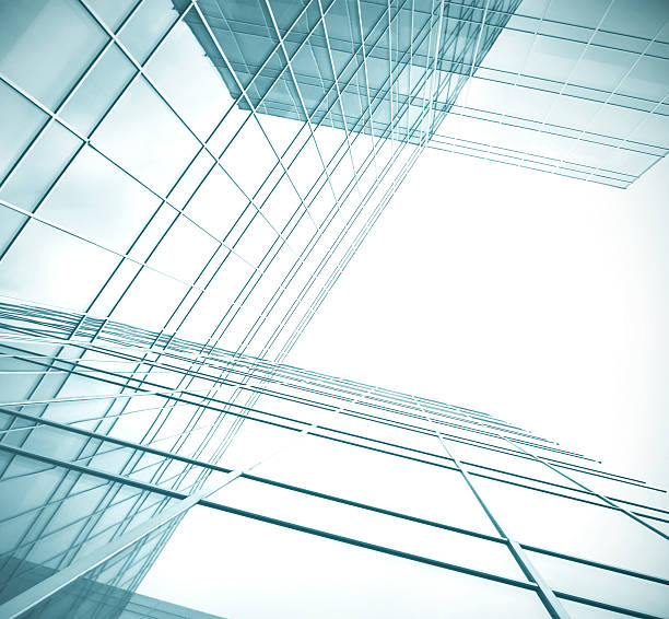 istock slippery texture of glass high-rise building 465664467