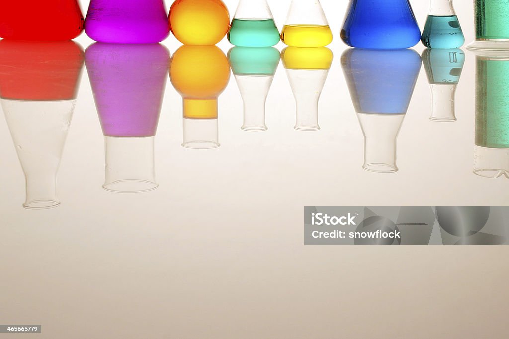 Test tube Scene Labor scene with testtubes and beaker Acid Stock Photo